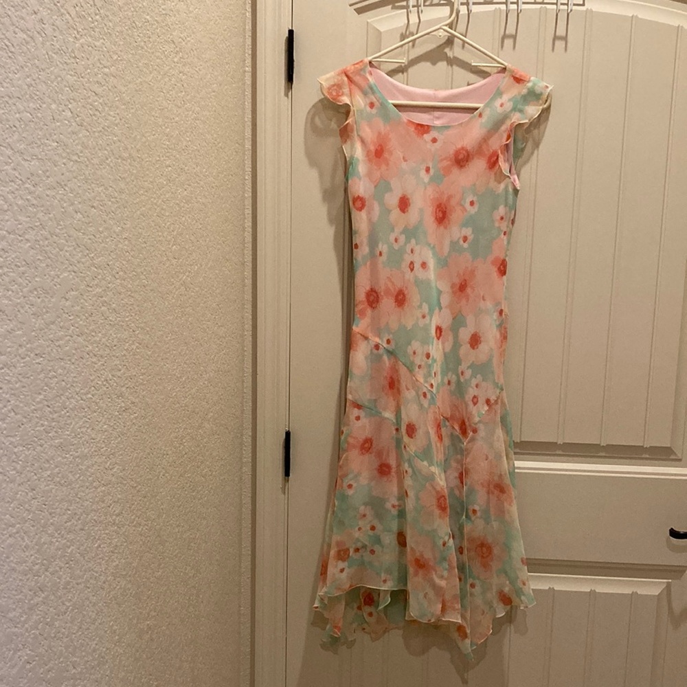Pretty Colorful Midi Dress Size XXS/XS